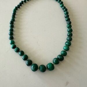 Chic MALACHITE Beaded Necklace
